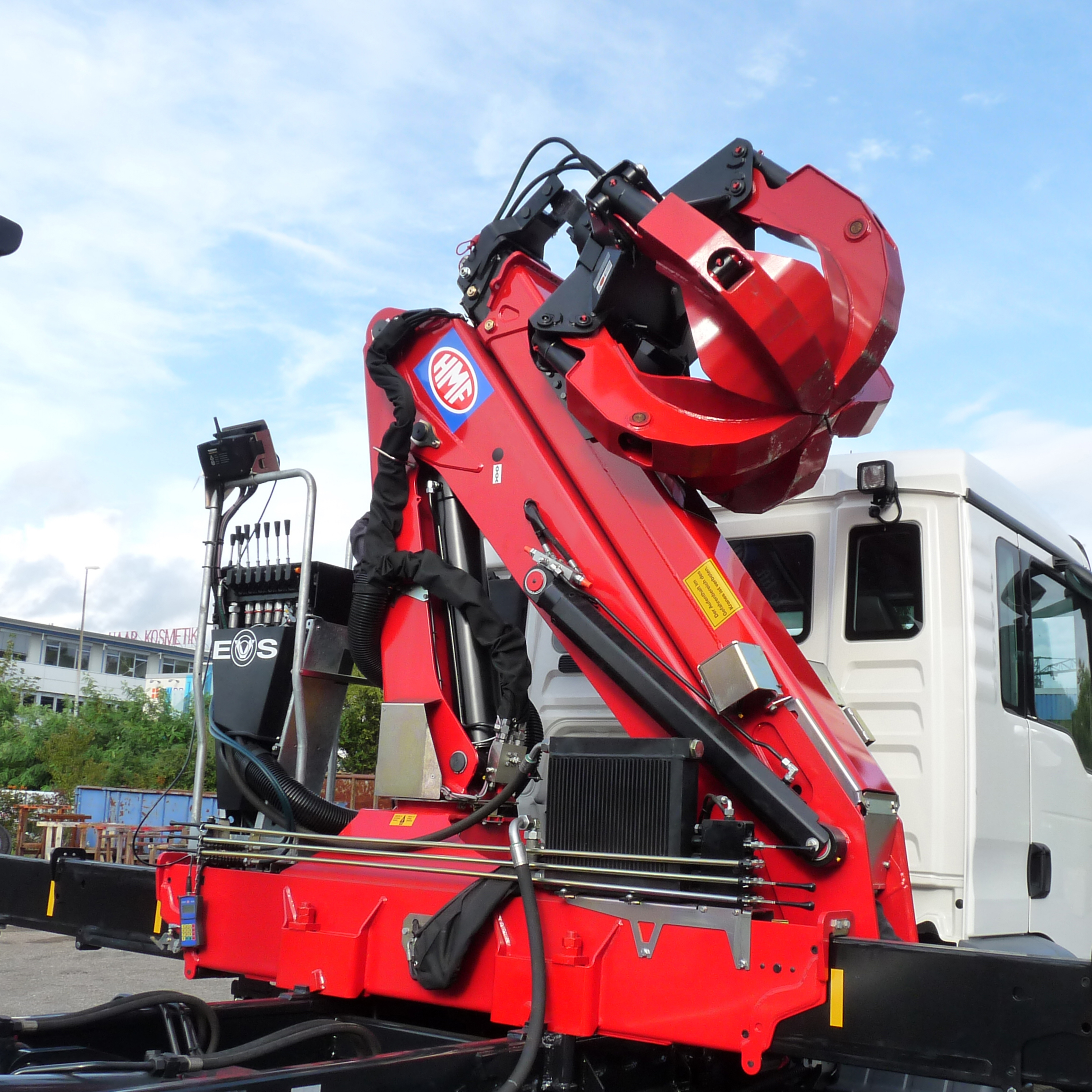 16 ton meter grabkran fra HMF