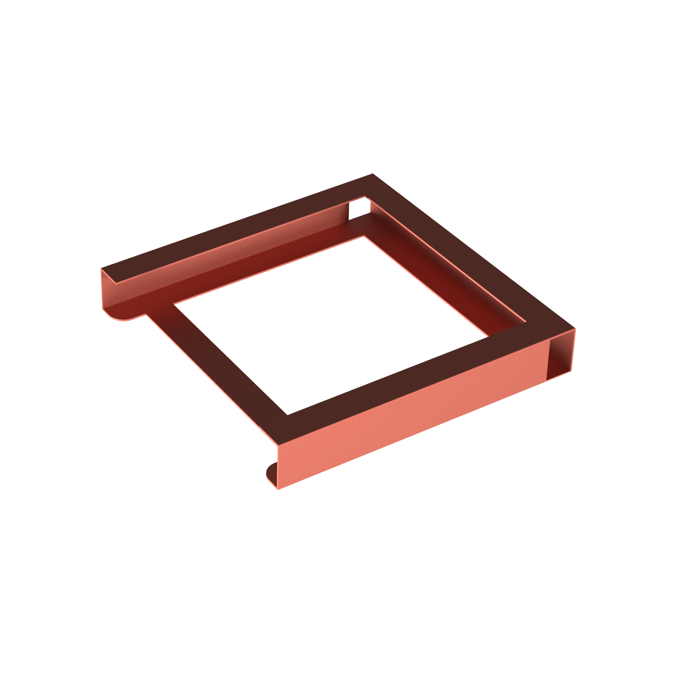 Støttebensplade-holder