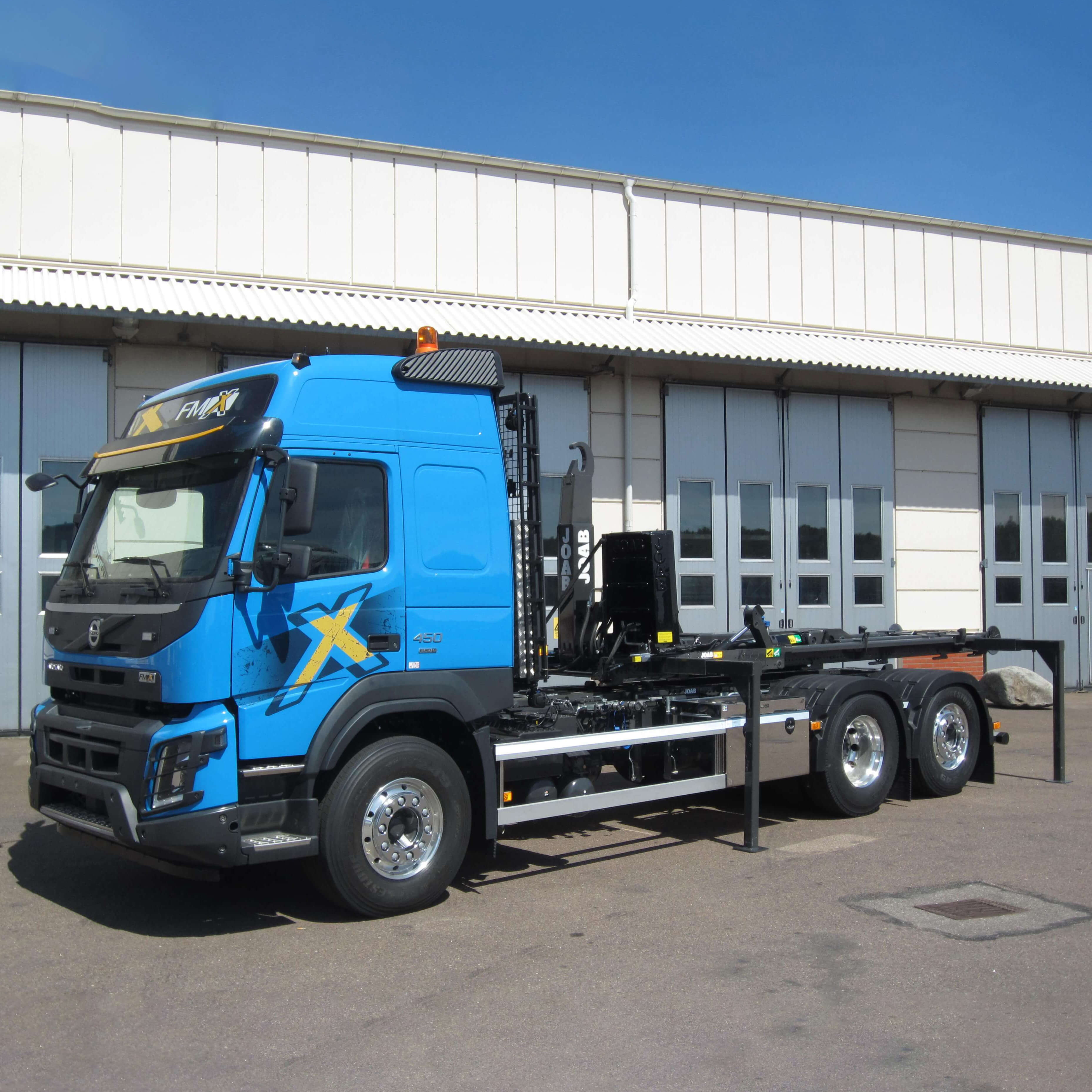 Billede af cameleont på lastbil